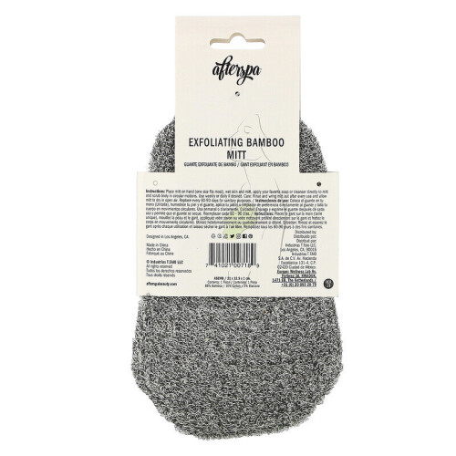 AfterSpa, Exfolierender Bambus-Handschuh, 1 Handschuh 1