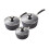 Tower Tower T900111 Precision 3 Piece Non-Stick Saucepan Set, Black 1