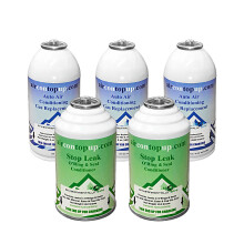 Car AC Aircon Air Con 3 Top Up 2 Leak Stopper Recharge Refill Regas DIY Gas Cans