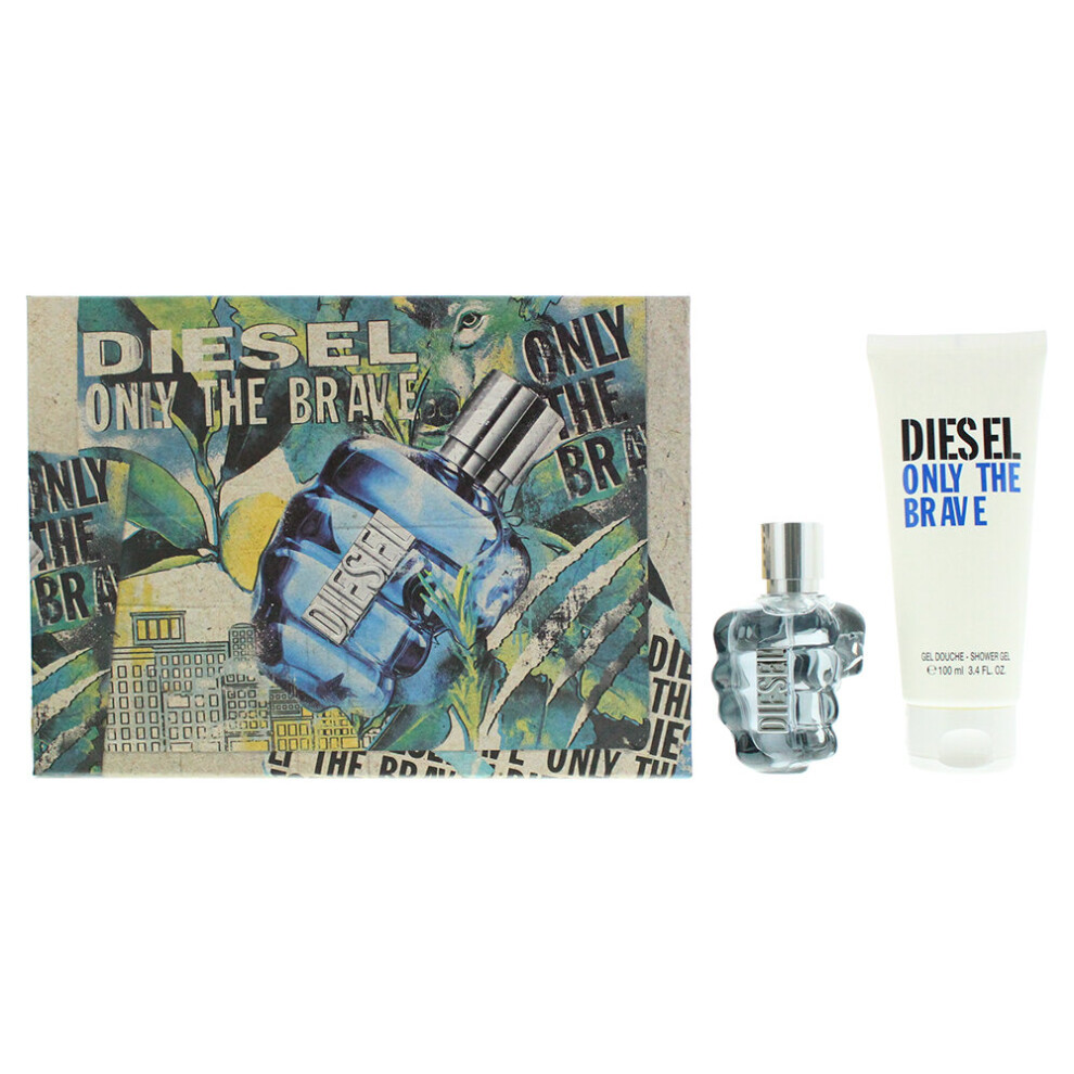 Diesel Only the Brave 50ml Eau de Toilette + 100ml Shower Gel Gift Set