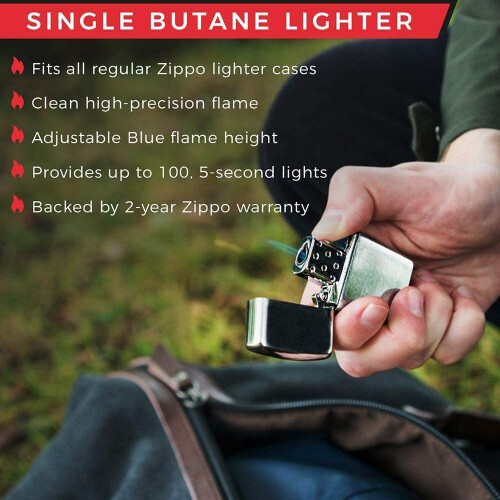Zippo Zippo Butane Torch Lighter Insert, Insert for Cigars Cigarettes 1