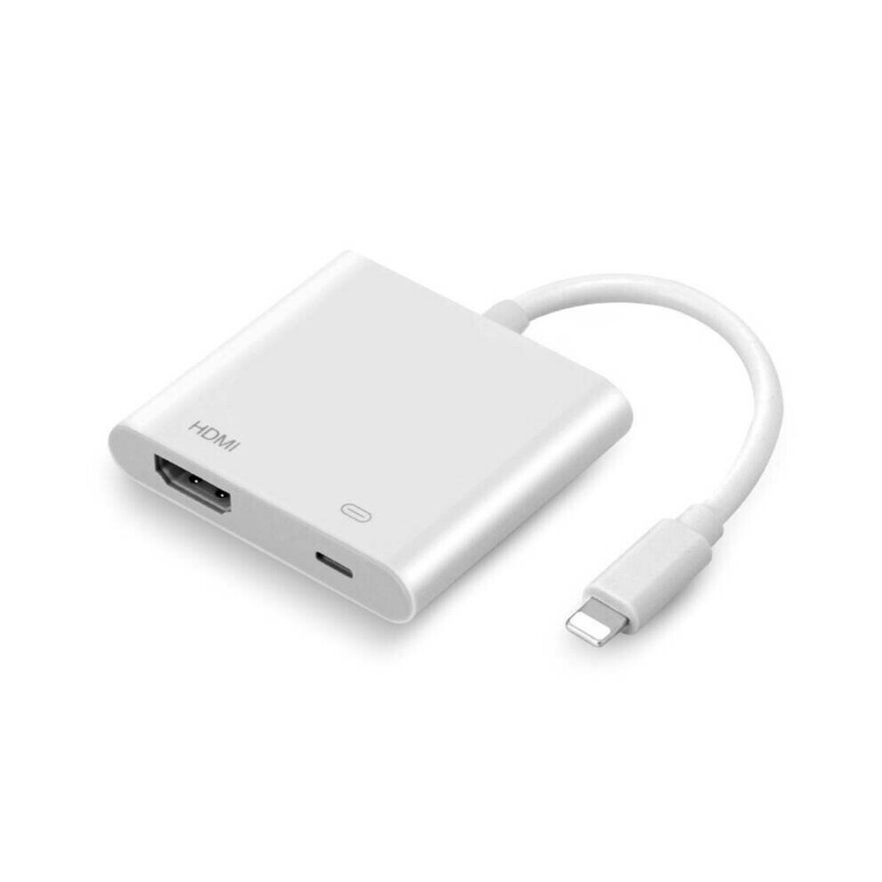 Lightning to HDMI Digital TV IDMB Adapter Cable Apple iPhone iPad 5 6 7 8 Plus X