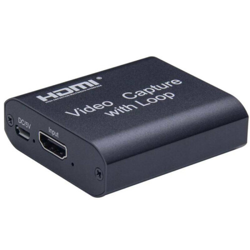 HDMI Video Capture Card Loop Out Support USB 2.0 Grabber Streaming Live Records 1