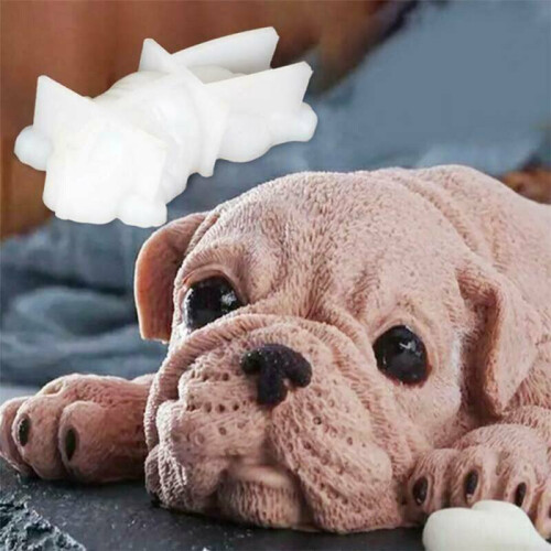 3D Dog Shape Silicone Mold Mousse Cake Chocolate Jelly Baking Mould Decor Tool 1