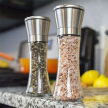 Premium Stainless Steel Salt and Pepper Grinder Shaker Mill Vintage Kitchen Tool