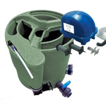 (Green) Evolution Aqua Eazy (Easy) Pod Air With Air Pump Pond and Koi Filter System
