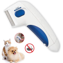 Electric Flea & Lice Comb for Dogs & Cats - Chemical-Free, Safe, Gentle Flea Removal with Instant Results