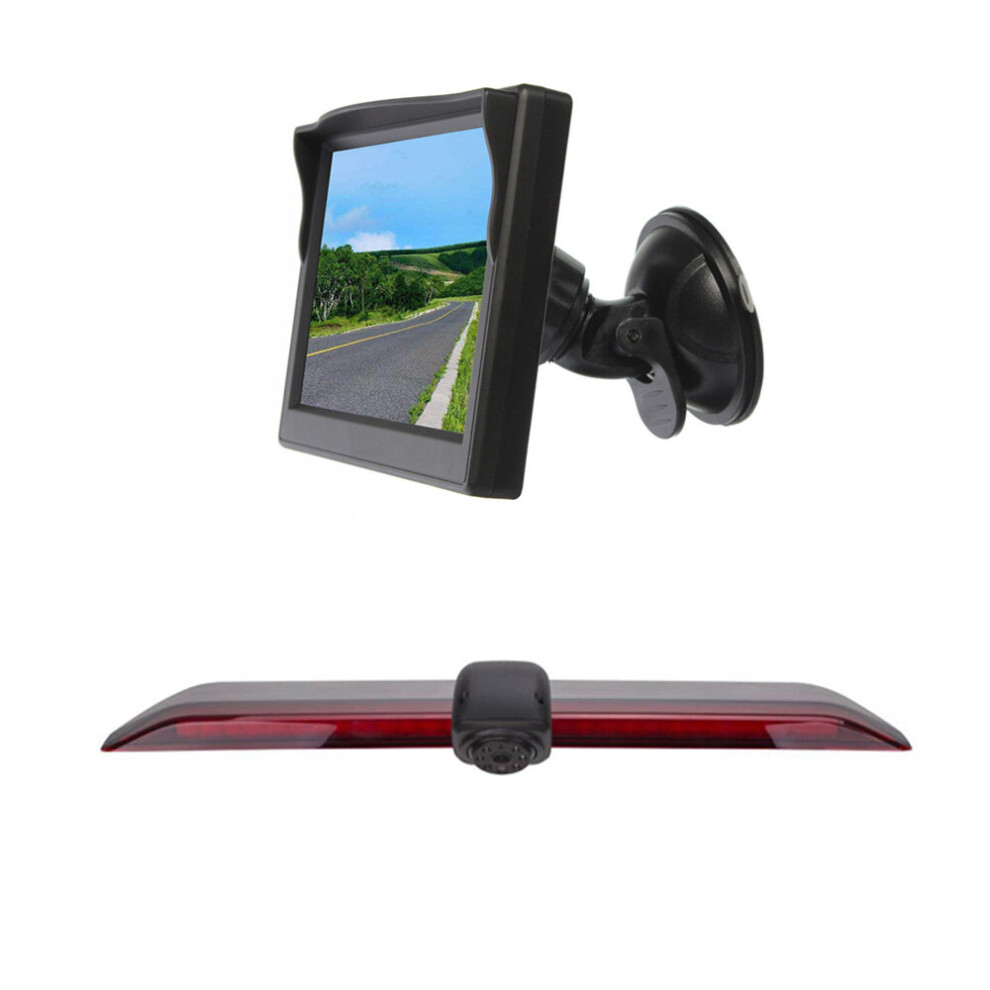 Reversing Backup Camera & Suction Cup Rear View Monitor For Volkswagen Vw Crafter Van (2017-Current) Light/Red 788397176309