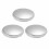 3pcs 37mm Click Clack Basin Waste Sink Push Button Pop Up Plug 3