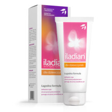 Iladian Intimate Hygiene Gel for Girls 150 ml - Hypoallergenic, pH-balanced, gentle cleansing from age 3 to first menstruation; SLS/paraben-free