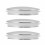 3pcs 37mm Click Clack Basin Waste Sink Push Button Pop Up Plug 2