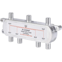 (6-WAY SPLITTER) Viewi Satellite Splitter Split Aerial Freeview Cable TV Virgin Sky