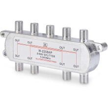(8-WAY SPLITTER) Viewi Satellite Splitter Split Aerial Freeview Cable TV Virgin Sky