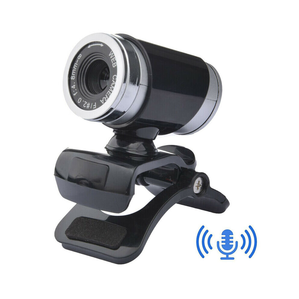 Usb Hd Web Cam Camera 480P Webcam With Microphone For Computer Laptop Black 795340935722