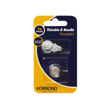 Korbond Thimble & Needle Threaders 4 Piece 110155