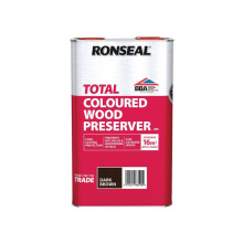 Ronseal Trade Total Wood Preserver Dark Brown 5 litre 38590