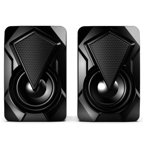 Portable Mini Computer Speakers 2.0 USB Powered Stereo 3.5mm Jack for PC Laptop 1