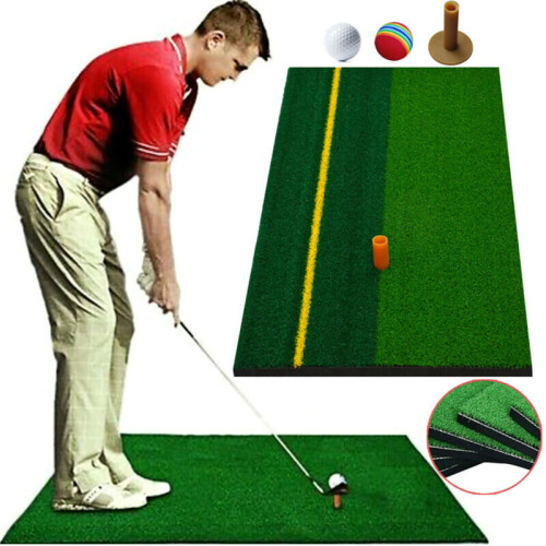 Golf Mat Training Aids Grass Sport Hitting Putting Home Backyard Practices Pad