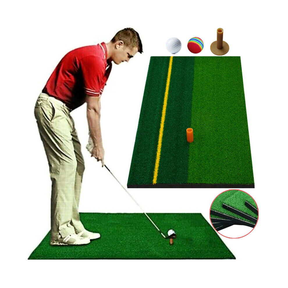 Golf Mat Training Aids Grass Sport Hitting Putting Home Backyard Practices Pad