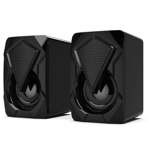 Portable Mini Computer Speakers 2.0 USB Powered Stereo 3.5mm Jack for PC Laptop 2