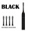 Ranpo (Black) Rechargeable Sonic Vibration Electric Toothbrush 7
