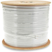 (250 Meter Drum, White) Viewi Twin Satellite Shotgun Cable for Sky HD and Freesat