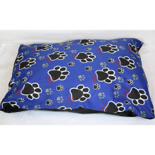 (My Friend Blue) Large Pet Dog Bed Zipped Removable Cover & Washable Cushion