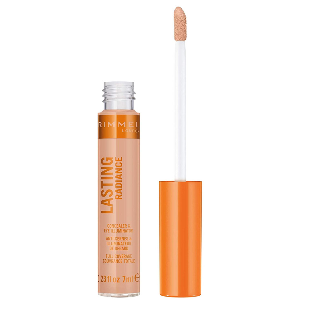 Rimmel London Lasting Radiance Concealer and Eye Illuminator Full Cover 7ml Sand #050