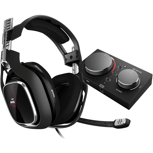 Astro A40 TR + MixAmp Pro TR 4th Gen for Xbox One/Xbox Series X|S, PC & Mac - Dolby Digital Surround, 3D Audio, Mod Kit Ready, USB Sound Card