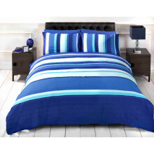 Detroit Duvet Set in Blue Double