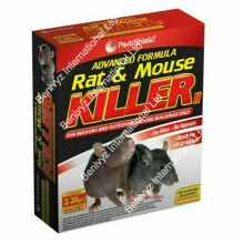 2 x 20g RAT MOUSE POISON BAIT KILLER -ADVANCED FORMULA-RODENTS CONTROL