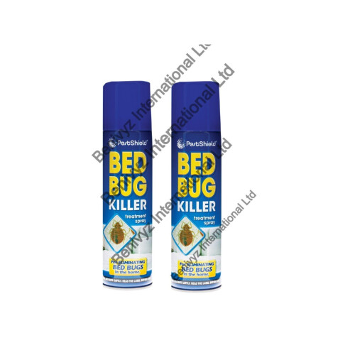 2 X 200ml PestShield BED BUG KILLER SPRAY -Tick Mites Bugs Terminator ...