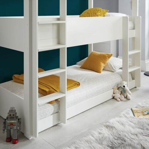 Bedmaster Sweden White Triple Sleeper Three Tier Bunk Bed 1