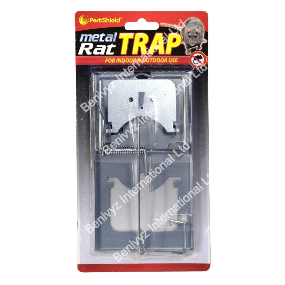 METAL RAT TRAP CLASSIC SNAP RAT/MOUSE TRAP - REUSABLE RODENT TRAP