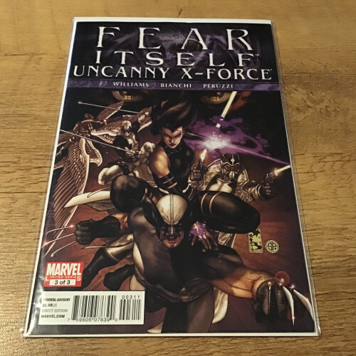 Marvel Fear Itself Uncanny X-Force #3 Comic