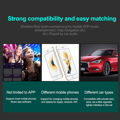 Wireless Bluetooth USB Car Kit FM Transmitter MP3 Player Handsfree 2