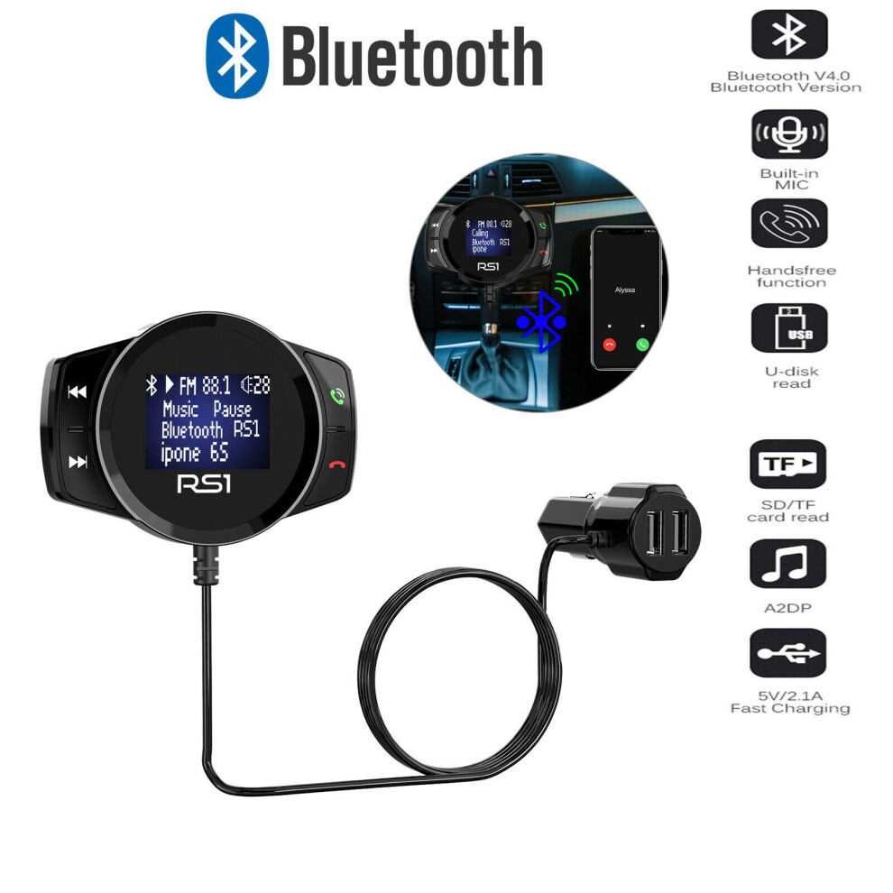 Wireless Bluetooth Usb Car Kit Fm Transmitter Mp3 Player Handsfree 7371875210614
