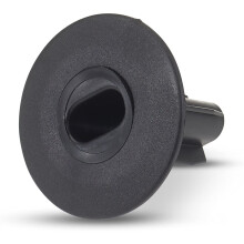 (10pcs, Black) Viewi Twin Grommet Feed Thru Wall Bushing for Coax Cable RG6 RG59