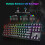 PICTEK TKL Mechanical Gaming Keyboard, RGB LED Rainbow Backlit 9