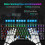 PICTEK TKL Mechanical Gaming Keyboard, RGB LED Rainbow Backlit 6