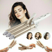Hair Salon Ceramic 3 Triple Barrel Hair Wave Waver Curling Iron Curler