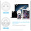 LED Light Ring Flash Fill Clip Camera Phone Tablet iPhone Samsung Huawei Selfie 4