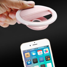 LED Light Ring Flash Fill Clip Camera Phone Tablet iPhone Samsung Huawei Selfie
