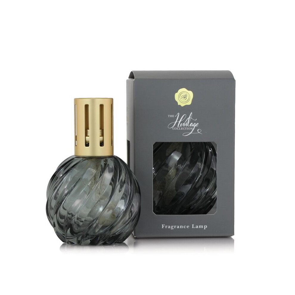 Ashleigh & Burwood Spiral Grey Fragrance Lamp Gift Set
