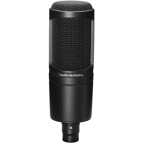 Audio-Technica Audio-Technica AT2020 Cardioid Condenser Studio XLR Microphone, Black, Ideal for Project/Home Studio Applications 1