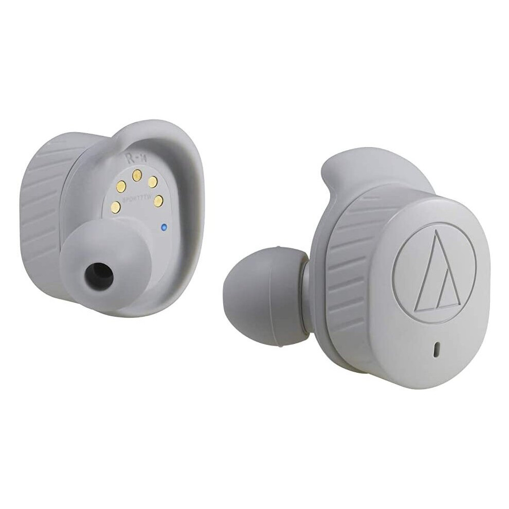 Audio-Technica ATH-SPORT7TWGY SonicSport Wireless In-Ear Headphones, Gray-image-OPC-P6GW9FS-NEW
