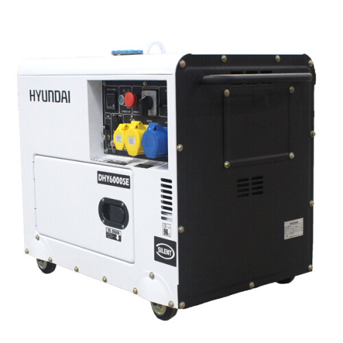 Hyundai Hyundai DHY6000SE 5.2kW Silenced Diesel Generator 1