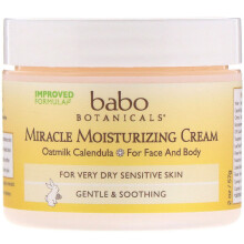 Babo Botanicals, Feuchtigkeitsspendende Wunder-Gesichtscreme, Hafer & Ringelblume, 2 oz (57 g)