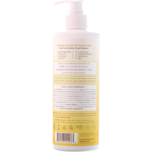 Babo Botanicals, Xampu e Lavar, Aveia e Calêndula, 16 fl oz (473 ml) 1