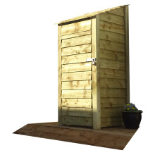 (6ft, Light Green) Wooden Tool Store - Standard Roof (L-79cm, H-126cm / 180cm, W-81cm)